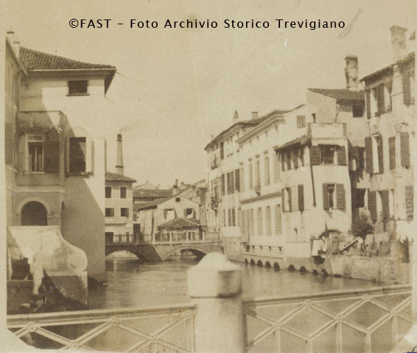 Treviso, il Cagnan tra Ponte Sant'Agata e Ponte San Leonardo